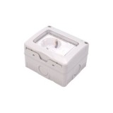CONMUTADOR + BASE SCHUKO 16A IP55 ESTANCO
