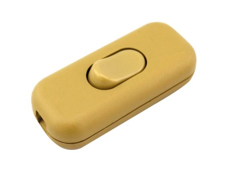 INTERRUPTOR DE PASO 6A DORADO GARSACO