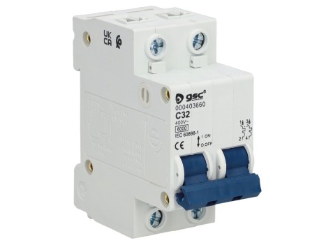 MÓDULO DOBLE MAGNETOTÉRMICO 2P 32A GARSACO