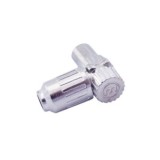 CONECTOR TV HEMBRA ACODADO METÁLICO GARSACO