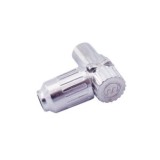 CONECTOR TV MACHO ACODADO METÁLICO GARSACO