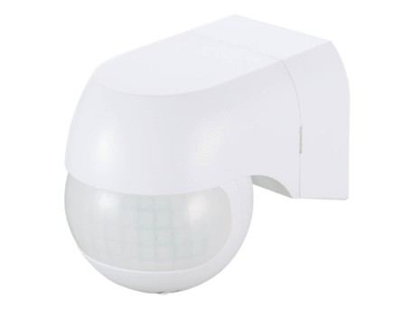DETECTOR MOVIMIENTO LUZ BLANCO 180º