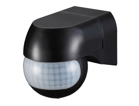 DETECTOR MOVIMIENTO LUZ NEGRO 180º
