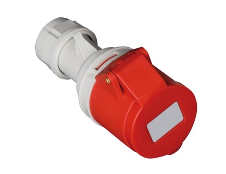 BASE AÉREA CETAC 4P 3P+T 16A IP44 ROJA