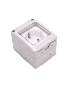 BASE ESTANCO SCHUKO 16A IP55 SUPERFICIE GARSACO