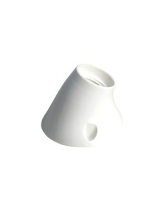 PORTALÁMPARAS SUPERFICIE CURVO E27 BLANCO GARSACO