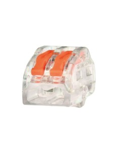 CONECTORES EMPALME 2 TOMAS 0.75-2.5MM² BOLSA 5UD