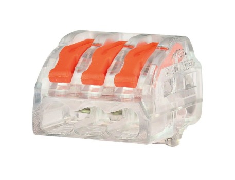 BOLSA 5 CONECTORES EMPALME 3 TOMAS 0.75-2.5MM