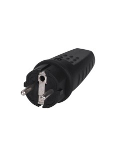 CLAVIJA BIPOLAR IMPERMEABLE GOMA 4.8MM NEGRO