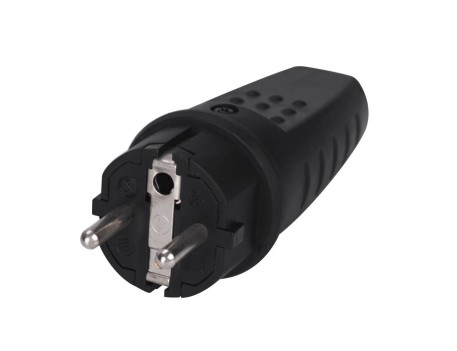 CLAVIJA BIPOLAR IMPERMEABLE GOMA 4.8MM NEGRO