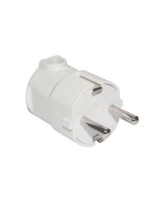 CLAVIJA BIPOLAR ENTRADA CABLE RECTA 4.8MM BL
