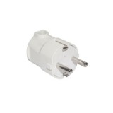 CLAVIJA BIPOLAR ENTRADA CABLE RECTA 4.8MM BL