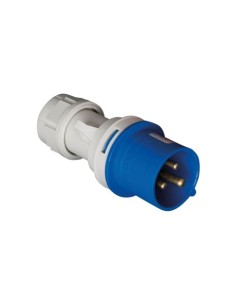 CLAVIJA CETAC 3P 2P+T 16A IP44 AZUL