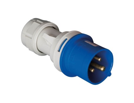CLAVIJA CETAC 3P 2P+T 16A IP44 AZUL