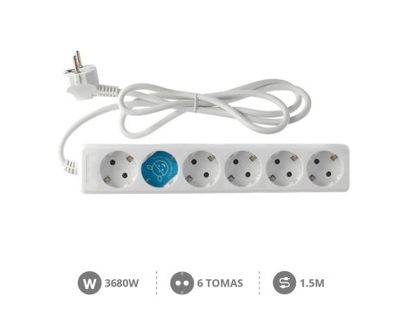 BASE MÚLTIPLE ESTANCA 6 TOMAS 1.5M BLANCA GARSACO