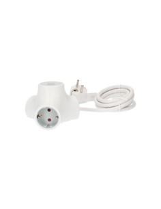 LADRÓN ALARGADOR TRIPLE 3 TOMAS + 2 USB 1.4M