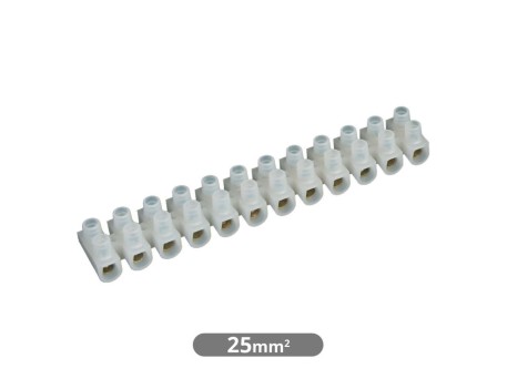 PACK 10 REGLETAS CONEXIÓN 25MM² NATURAL GARSACO