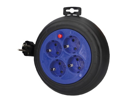 ALARGADOR EXTENSIBLE 4 ENCHUFES 3M CABLE 3X1.5MM