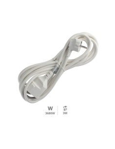 PROLONGADOR ELÉCTRICO SUCKO 3X1.5MM 3M BLANCO