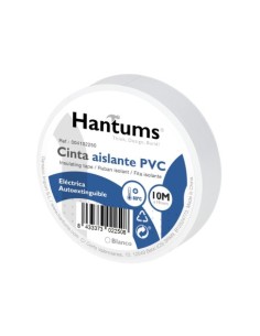 CINTA AISLANTE ELÉCTRICA PVC 10M BLANCA GARSACO