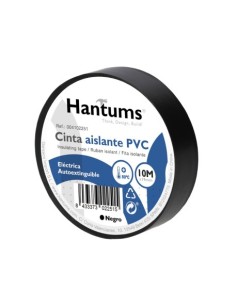 CINTA AISLANTE ELÉCTRICA PVC 10M NEGRA GARSACO