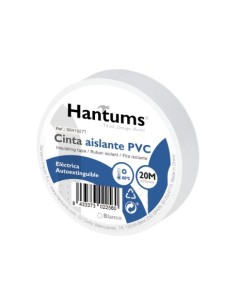CINTA AISLANTE ELÉCTRICA PVC 20M BLANCA 25MM