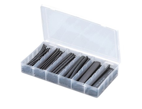 KIT TUBO TERMORRETRÁCTIL 10CM NEGRO