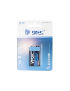 PILA ALCALINA GSC EVOLUTION 9V 6LR61 BLISTER 1UD