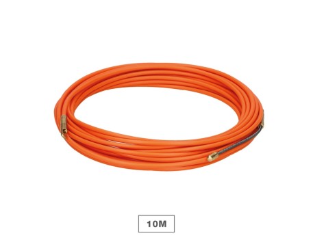 GUÍA PASACABLES FIBRA VIDRIO Y METAL 4MM 10M