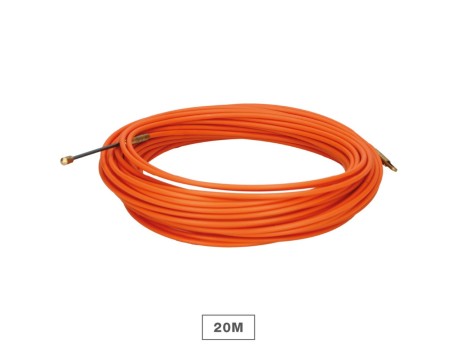 GUÍA PASACABLES FIBRA VIDRIO Y METAL 4MM 20M