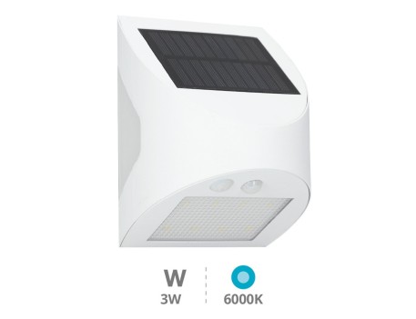APLIQUE SOLAR LED KORMAN SENSOR MOVIMIENTO 3W