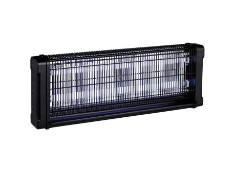 MATA INSECTOS ELÉCTRICO 2X20W 150M² NEGRO BALONGA