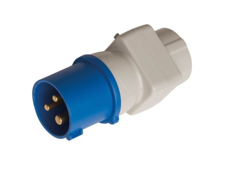 ADAPTADOR CLAVIJA CETAC 2P+T 16A A BASE SCHUKO