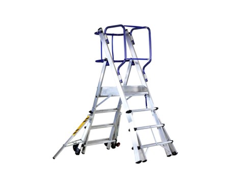 ESCALERA TELESCÓPICA ALUMINIO 1.25-1.75M TELEFLY