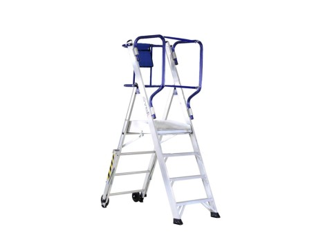 ESCALERA MÓVIL TIJERA FLY 4 PELDAÑOS ALUMINIO