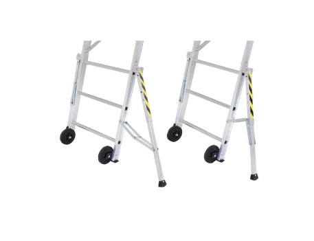 ESCALERA MÓVIL TIJERA FLY 4 PELDAÑOS ALUMINIO