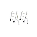 ESCALERA MÓVIL TIJERA FLY 4 PELDAÑOS ALUMINIO