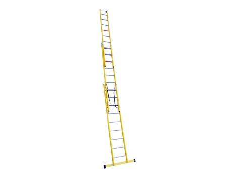 ESCALERA FIBRA TRANSFORMABLE 3 TRAMOS 10 PELD