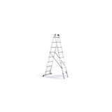 ESCALERA ALUMINIO TRANSFORMABLE 2 TRAMOS 16 PELDAÑOS