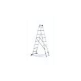 ESCALERA ALUMINIO TRANSFORMABLE 2 TRAMOS 16 PELDAÑOS