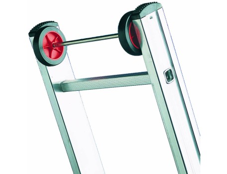 ESCALERA ALUMINIO TRANSFORMABLE 3 TRAMOS 6 PELDAÑOS