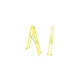 ESCALERA FIBRA VIDRIO TRANSFORMABLE 2 TRAMOS 10 PELD.