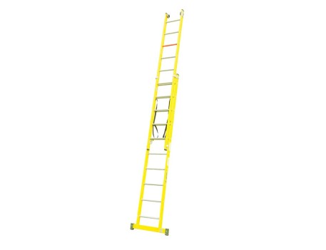 ESCALERA FIBRA VIDRIO TRANSFORMABLE 2 TRAMOS 10 PELD.