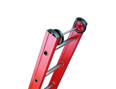 ESCALERA FIBRA VIDRIO TRANSFORMABLE 2 TRAMOS 8 PELD.