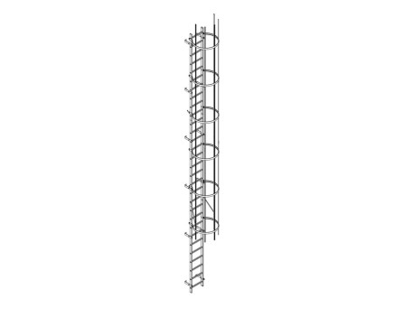 ESCALERA GABBIA 7.38 CON AROS DE SEGURIDAD