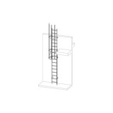 ESCALERA GABBIA 7.38 CON AROS DE SEGURIDAD