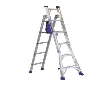 ESCALERA HYBRID TRANSFORMABLE 8 PELDAÑOS