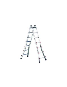 ESCALERA TIJERA TELESCÓPICA ESCALISIMA 8+8