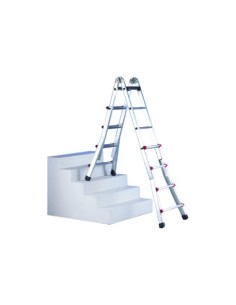 ESCALERA TIJERA TELESCÓPICA ESCALISIMA 8+8 2