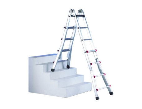 ESCALERA TIJERA TELESCÓPICA ESCALISIMA 8+8